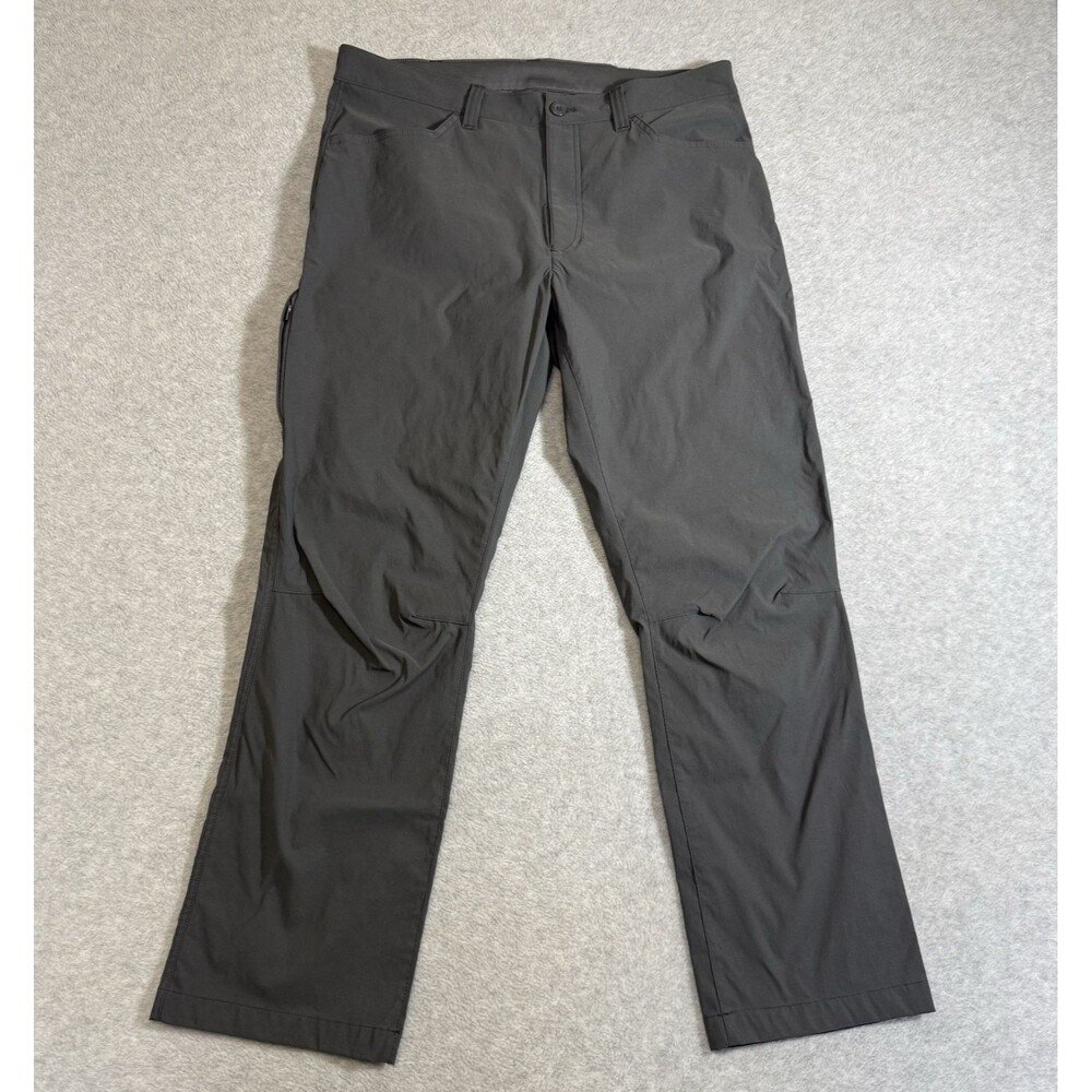 Eddie Bauer Tech Performance Pants Mens 36x30 (35x29.5) Gray Stretch Hiking